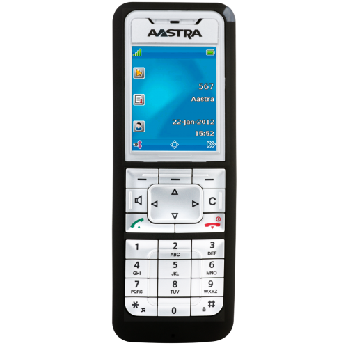 Téléphone DECT Mitel/Aastra 612 DECT Phone + chargeur de bureau + clip  ceinture 