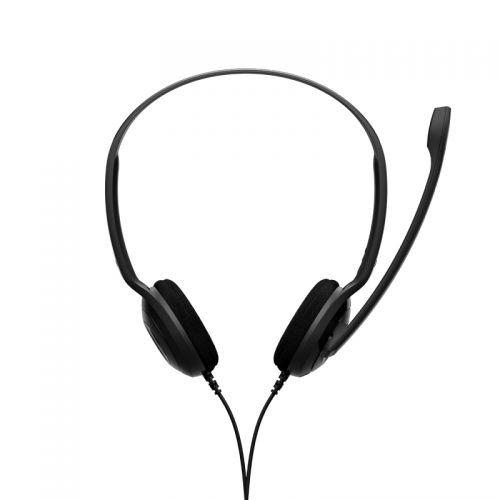 Casque audio serre-tête (3.5 mm) Noir - Ecouteurs avec prise jack câble 1,5  m