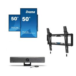 Pack iiyama ProLite LH 50'' & support + Barco ClickShare Bar Core