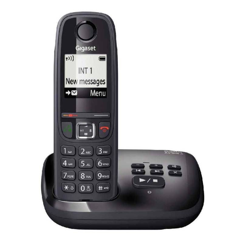 Téléphone fixe sans fil Gigaset AS405A Duo - 2 combinés (Blanc) à